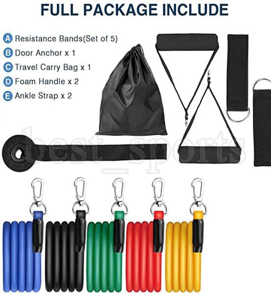 11pcsset exercise resistance bands set expander yaga pull rope gym training fitness band home workout sports supplies cyz26924774881
11pcsset exercise resistance bands set expander yaga pull rope gym training fitness band home workout sports supplies cyz26924774881