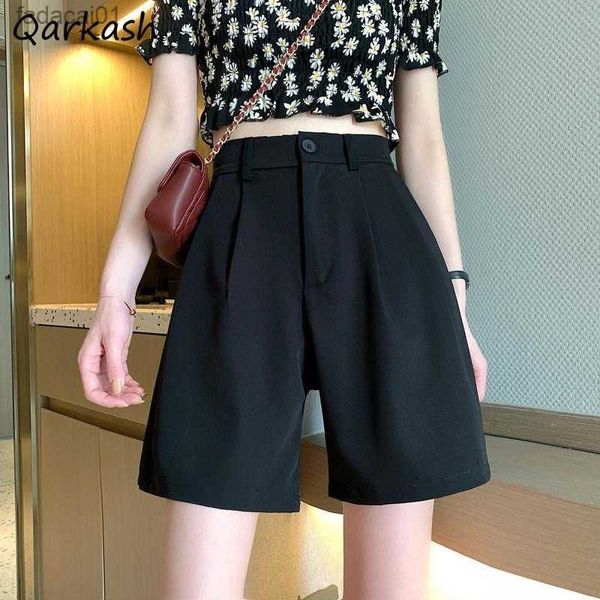 wide leg shorts women s5xl casual solid allmatch streetwear loose personality high waist mujer fashion mature classic summer l230621, White;black
wide leg shorts women s5xl casual solid allmatch streetwear loose personality high waist mujer fashion mature classic summer l230621, White;black