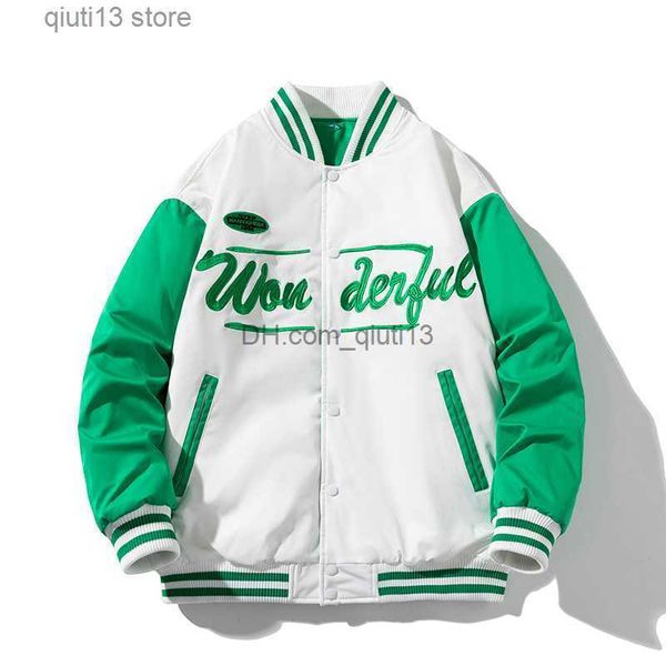 men's jackets embroidery baseball jacket men women autumn winter letter varsity jacket designer patchwork streetwear casual coat couple, Black;brown
men's jackets embroidery baseball jacket men women autumn winter letter varsity jacket designer patchwork streetwear casual coat couple, Black;brown