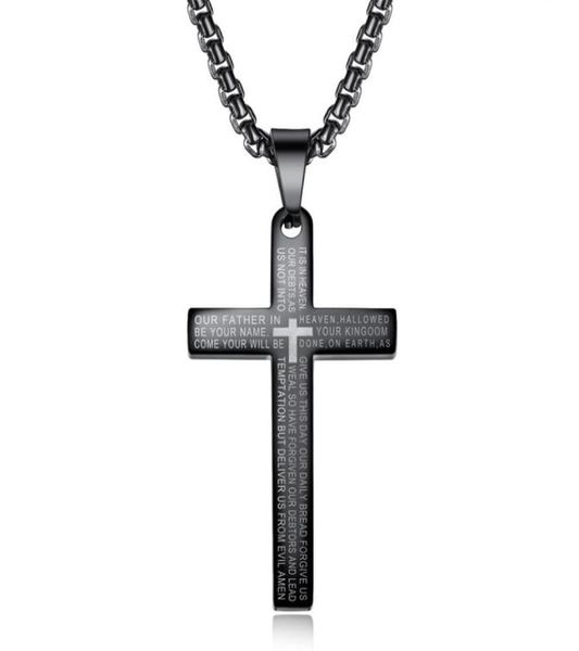 retro cross scripture titanium women men039s fashion pendant necklace hip hop stainless steel gold black jewelry5004215, Silver
retro cross scripture titanium women men039s fashion pendant necklace hip hop stainless steel gold black jewelry5004215, Silver