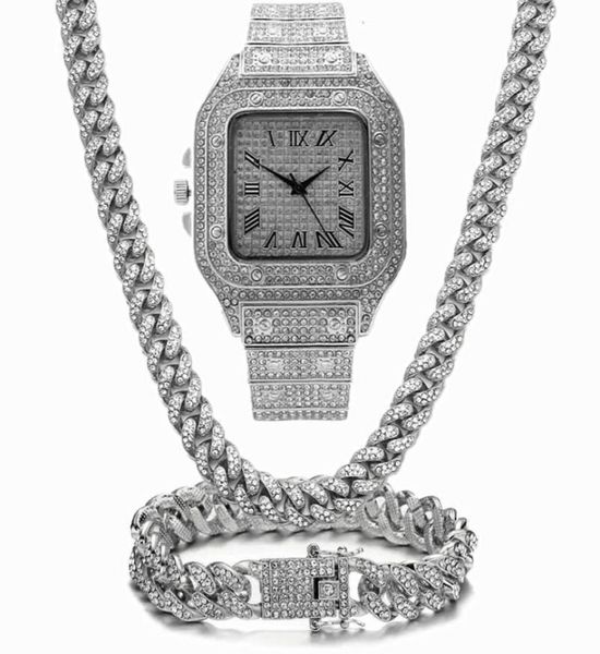 chain chains iced bling out miami cuban link rhinestone watch necklaces bracelet women men jewelry set hip hop choker4133717, Silver
chain chains iced bling out miami cuban link rhinestone watch necklaces bracelet women men jewelry set hip hop choker4133717, Silver