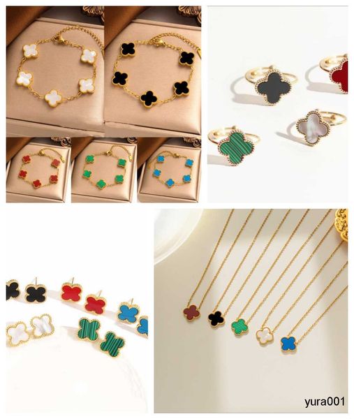 4/four leaf clover necklace designer jewelry set pendant necklaces bracelet stud earring ring of plated 18k girl christmas engagement access, Silver
4/four leaf clover necklace designer jewelry set pendant necklaces bracelet stud earring ring of plated 18k girl christmas engagement access, Silver