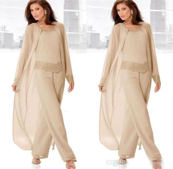 champagne three piece mother of the bride pant suits with long jackets long sleeves beaded chiffon mother plus size wedding guest 6505715, Black;red
champagne three piece mother of the bride pant suits with long jackets long sleeves beaded chiffon mother plus size wedding guest 6505715, Black;red