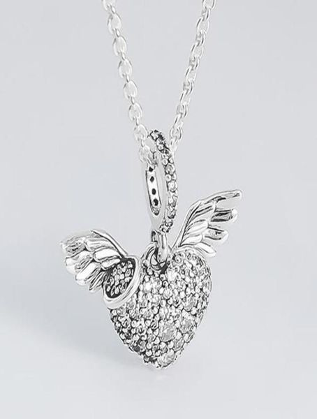 100% 925 sterling silver charm angel wing with crystal love pendant fit women bracelet & necklace diy jewelry q05318740908, Black
100% 925 sterling silver charm angel wing with crystal love pendant fit women bracelet & necklace diy jewelry q05318740908, Black