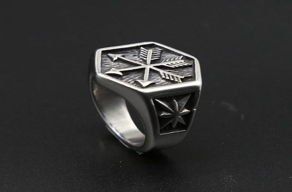 vintage viking arrow ring punk 316l stainless steel compass men fashion hip hop hippie jewelry drop store cluster rings5774245, Golden;silver
vintage viking arrow ring punk 316l stainless steel compass men fashion hip hop hippie jewelry drop store cluster rings5774245, Golden;silver