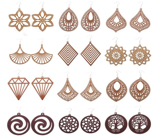 bohemian wooden earrings for women girls fashion hollow wood charm earrings flower diamond tree pattern creative earring9665964, Silver
bohemian wooden earrings for women girls fashion hollow wood charm earrings flower diamond tree pattern creative earring9665964, Silver