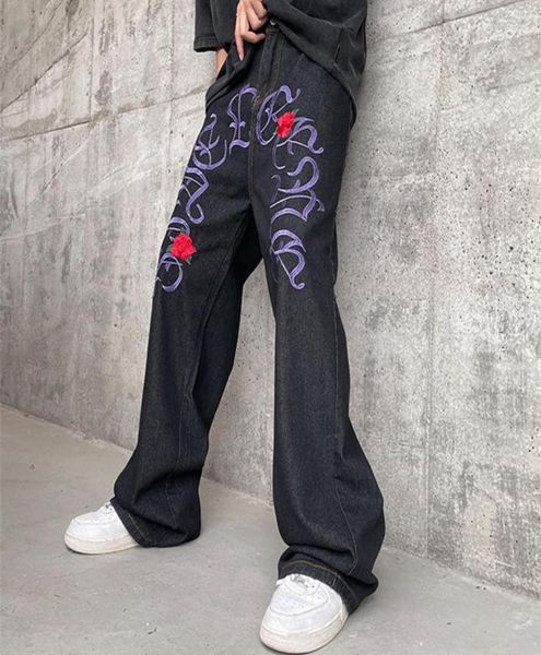 men039s jeans 2022 fashion rose embroidery black baggy for men y2k pants straight hip hop harajuku denim trousers pantalones ho7096166, Blue
men039s jeans 2022 fashion rose embroidery black baggy for men y2k pants straight hip hop harajuku denim trousers pantalones ho7096166, Blue