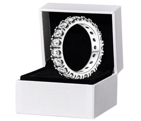 sparkling row eternity ring 925 sterling silver women mens full cz diamond wedding gift jewelry for lover band rings with original box set75, Slivery;golden
sparkling row eternity ring 925 sterling silver women mens full cz diamond wedding gift jewelry for lover band rings with original box set75, Slivery;golden