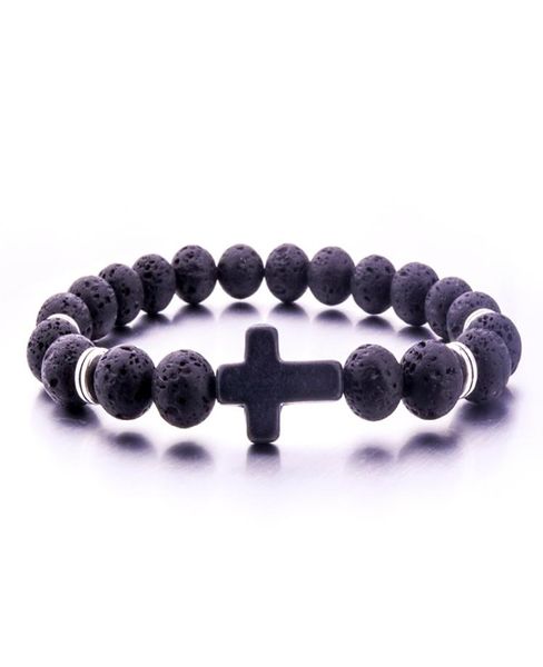 fashion 8mm natural black lava stone beads cross bracelet diy volcano rock essential oil diffuser bracelet for wome9163591
fashion 8mm natural black lava stone beads cross bracelet diy volcano rock essential oil diffuser bracelet for wome9163591