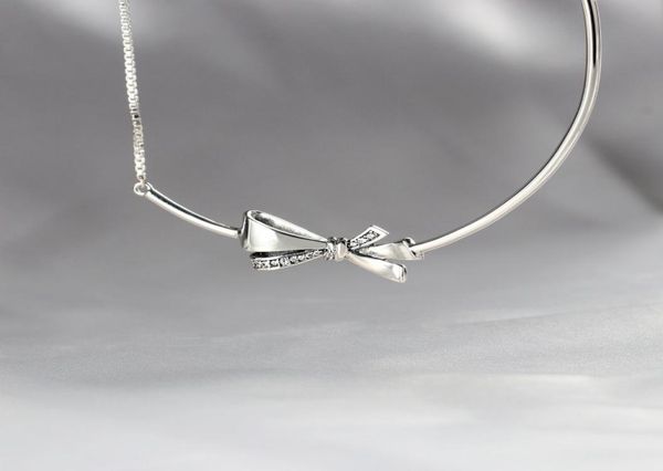 fashion bow necklace 925 sterling silver for pandora jewelry cz diamond jewelry with original box temperament classic5011275
fashion bow necklace 925 sterling silver for pandora jewelry cz diamond jewelry with original box temperament classic5011275