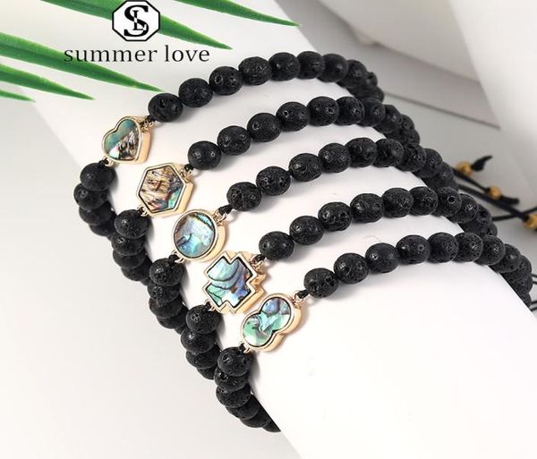 natural stone beads charm bracelet heart round cross handmade braided bracelet abalone shell jewelry gifty7924752, Black
natural stone beads charm bracelet heart round cross handmade braided bracelet abalone shell jewelry gifty7924752, Black