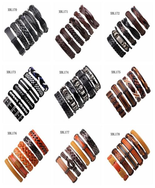 6pcsset retro leather wristband bracelets leather jewelry for men women factory promotion gifts1307069, Golden;silver
6pcsset retro leather wristband bracelets leather jewelry for men women factory promotion gifts1307069, Golden;silver