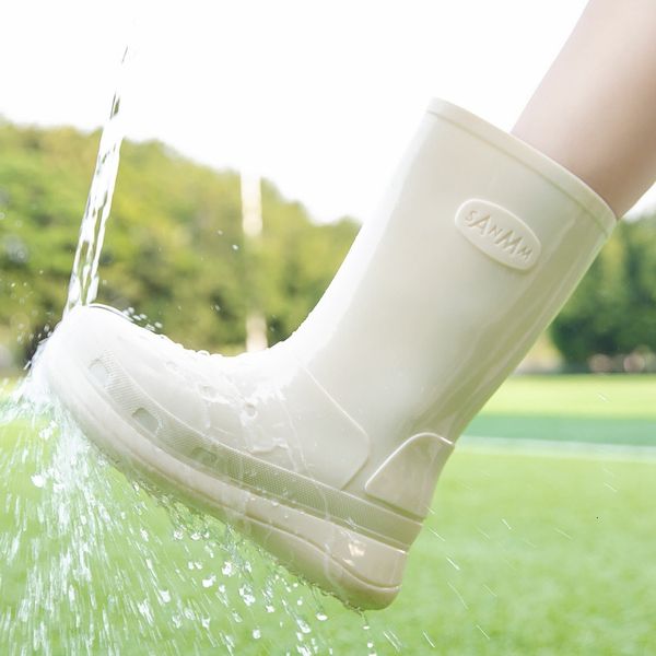 dress shoes fashion women's rain boots 2023 midcalf waterproof working comfort nonslip for women zapatos de mujer 230718, Black
dress shoes fashion women's rain boots 2023 midcalf waterproof working comfort nonslip for women zapatos de mujer 230718, Black