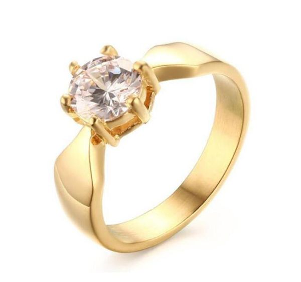 high polished womens stainless steel cz diamond engagement rings for girls 18k gold plated5188936, Silver
high polished womens stainless steel cz diamond engagement rings for girls 18k gold plated5188936, Silver
