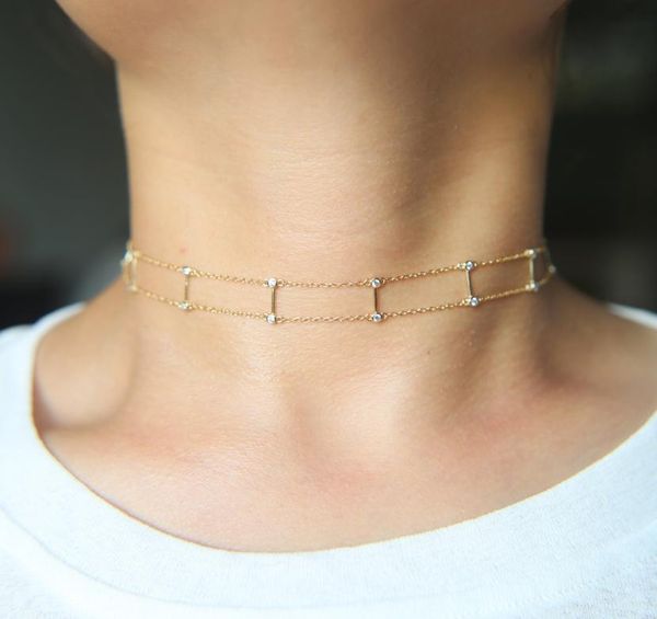 100 925 sterling silver short chain chocker double chain link bar 18k gold plated elegant choker necklace7979317
100 925 sterling silver short chain chocker double chain link bar 18k gold plated elegant choker necklace7979317