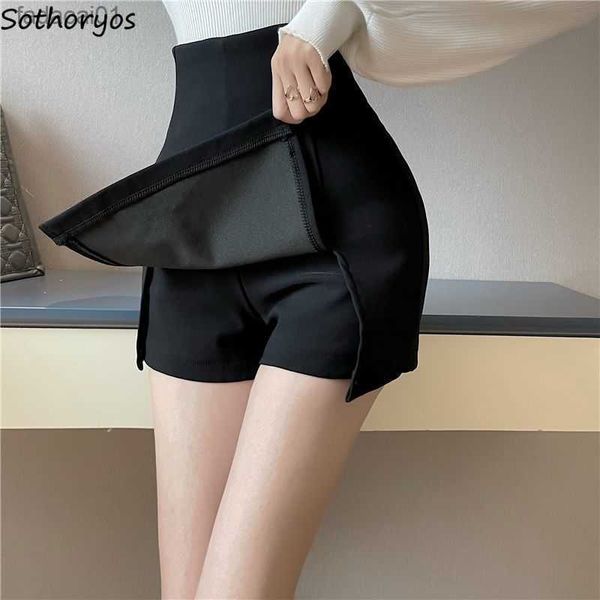women black shorts office lady split slender high waist temperament korean allmatch hip short summer fashion streetwear s4xl l230621, White;black
women black shorts office lady split slender high waist temperament korean allmatch hip short summer fashion streetwear s4xl l230621, White;black