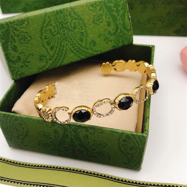 20 style ggity woman opening bangle double letter g gold bracelet designer luxury jewelry women man charm bracelets 1123, Black
20 style ggity woman opening bangle double letter g gold bracelet designer luxury jewelry women man charm bracelets 1123, Black
