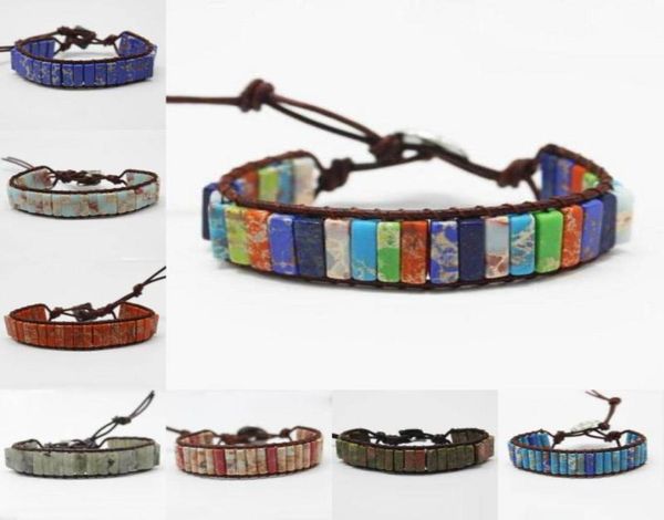 7 chakra stone bracelets imperial jasper 13 styles natural stone beads reiki healing gemstone woven wrap leather yoga bracelet5956045, Golden;silver
7 chakra stone bracelets imperial jasper 13 styles natural stone beads reiki healing gemstone woven wrap leather yoga bracelet5956045, Golden;silver