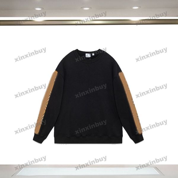 xinxinbuy men women designer sweatshirt hoodie plaid sleeve letter print sweater blue black green xs-l, Black;brown
xinxinbuy men women designer sweatshirt hoodie plaid sleeve letter print sweater blue black green xs-l, Black;brown
