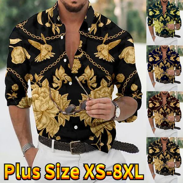 mens casual shirts summer fashion designer clothing button print long sleeve shirt turnstile outdoor street 230718, White;black
mens casual shirts summer fashion designer clothing button print long sleeve shirt turnstile outdoor street 230718, White;black