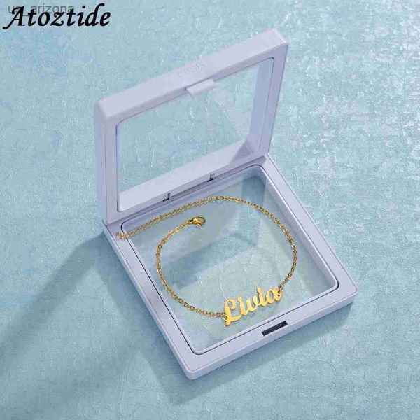 atoztide personalized custom name bracelet with box for women stainless steel charms handmade engraved love bangle gift l230620, Golden;silver
atoztide personalized custom name bracelet with box for women stainless steel charms handmade engraved love bangle gift l230620, Golden;silver