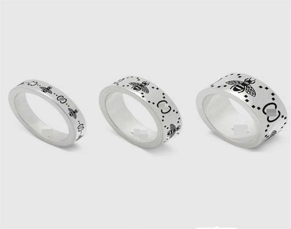 band rings 2023 jewelry new sterling silver classic double bee for men and women same style couple ring7826105
band rings 2023 jewelry new sterling silver classic double bee for men and women same style couple ring7826105