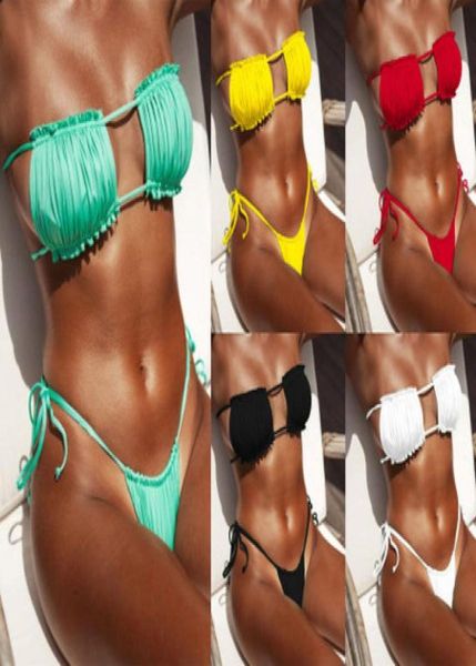 2019 twopiece bikini solid covered bandage low waist bikini set black push up halter string bathing suit women039s swimsu3652684
2019 twopiece bikini solid covered bandage low waist bikini set black push up halter string bathing suit women039s swimsu3652684