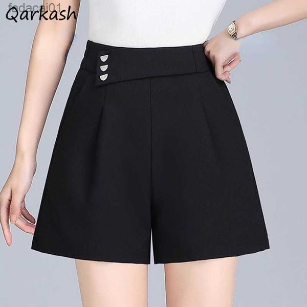 black shorts women clothing baggy s4xl high waisted temper folds summer elegant korean fashion wide leg trousers minimalist ins l230621, White;black
black shorts women clothing baggy s4xl high waisted temper folds summer elegant korean fashion wide leg trousers minimalist ins l230621, White;black