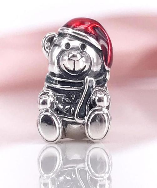 authentic 925 sterling silver christmas bear, red & green enamel charm fit diy bracelet and necklace 791391enmx5073991, Black
authentic 925 sterling silver christmas bear, red & green enamel charm fit diy bracelet and necklace 791391enmx5073991, Black