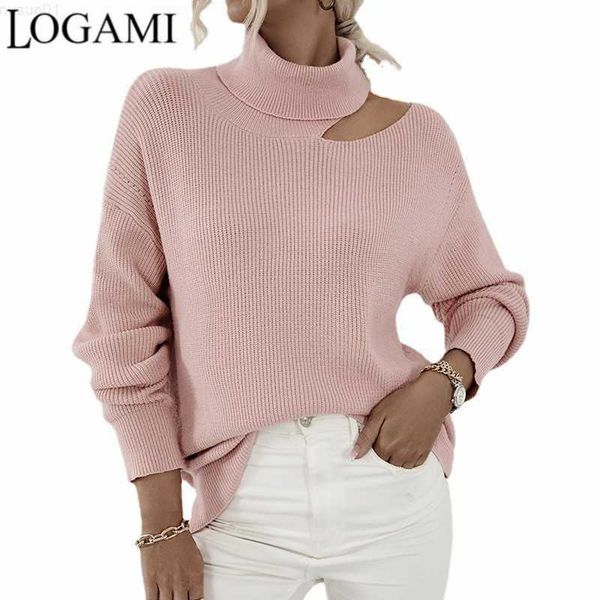 women's sweaters logami solid color turtleneck sweater female autumn winter new hole shoulder pullover l230718, White;black
women's sweaters logami solid color turtleneck sweater female autumn winter new hole shoulder pullover l230718, White;black