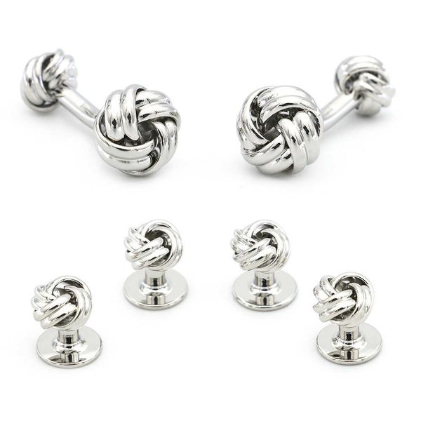 cuff links knot design tuxedo studs and cufflinks stud sets for men quality copper material silver color cuff links wholesale retail hkd2307
cuff links knot design tuxedo studs and cufflinks stud sets for men quality copper material silver color cuff links wholesale retail hkd2307