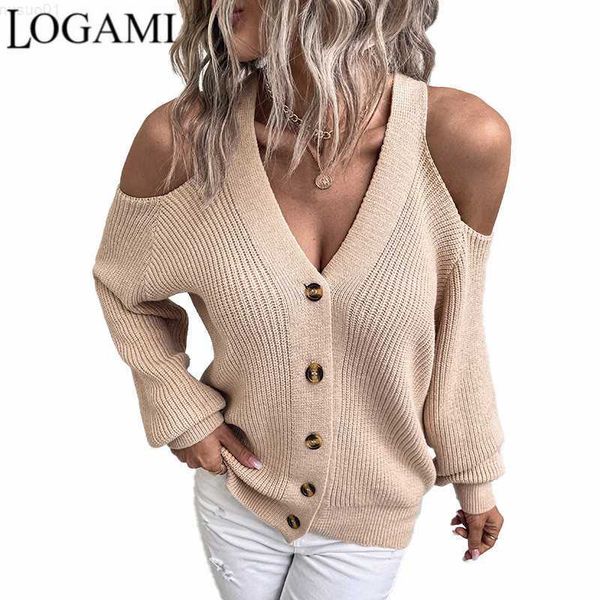 women's sweaters logami single breasted knitted sweater women off shoulder autumn winter new cardigan l230718, White;black
women's sweaters logami single breasted knitted sweater women off shoulder autumn winter new cardigan l230718, White;black