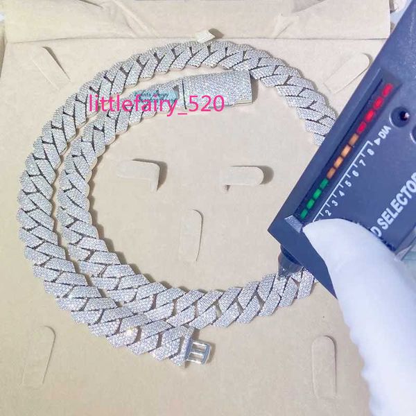 pendant necklaces 2023 new arrival pass diamond tester 15mm 4row stone iced out vvs1 moissanite cuban chain necklace men, Silver
pendant necklaces 2023 new arrival pass diamond tester 15mm 4row stone iced out vvs1 moissanite cuban chain necklace men, Silver