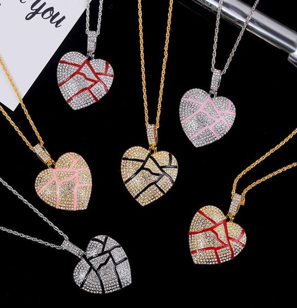 broken heart necklaces iced out pendant hip hop jewelry women fashion bling necklace crystal rhinestone love charm gold silver cha1063957
broken heart necklaces iced out pendant hip hop jewelry women fashion bling necklace crystal rhinestone love charm gold silver cha1063957