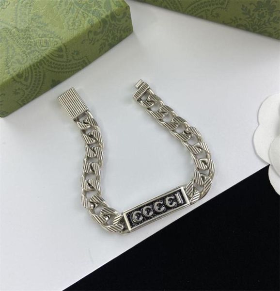 men designer bracelet fashion chains silver stainless steel woman wide bracelets with letter bracciale uomo man jewelry hand chain4710477, Black
men designer bracelet fashion chains silver stainless steel woman wide bracelets with letter bracciale uomo man jewelry hand chain4710477, Black