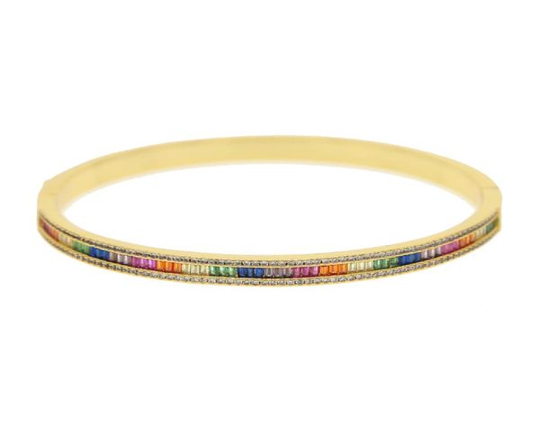 18k gold plated rainbow cz open cuff bangle for lady women 2019 new trendy gorgeous fashion jewelry colorful bracelet dia 5658mm5903382, Golden;silver
18k gold plated rainbow cz open cuff bangle for lady women 2019 new trendy gorgeous fashion jewelry colorful bracelet dia 5658mm5903382, Golden;silver