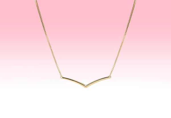 yellow gold plated polished wishbone necklace women wedding gift for p sterling silver chain necklaces with original box9670844
yellow gold plated polished wishbone necklace women wedding gift for p sterling silver chain necklaces with original box9670844