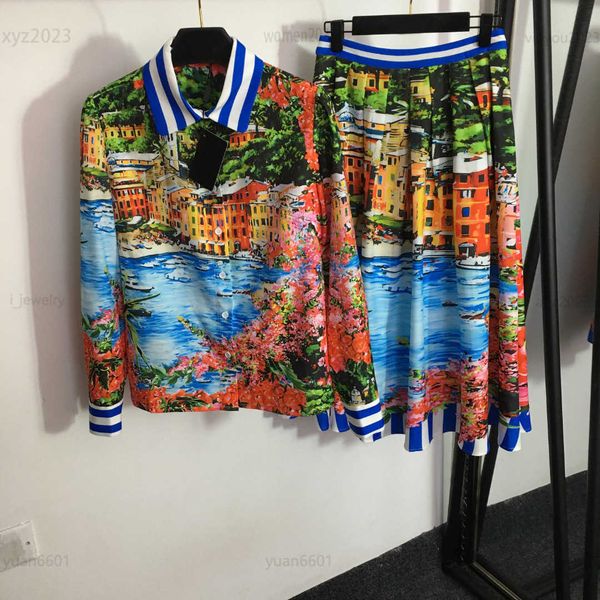 plus size women sets ladies dress suits two piece size s-xxl dress resort floral print polo long sleeve shirt and high waist skirt, White
plus size women sets ladies dress suits two piece size s-xxl dress resort floral print polo long sleeve shirt and high waist skirt, White