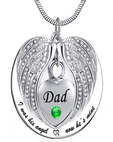 angel wing birthstone memorial keepsake ashes urn pendant necklace 039i used to be his angle now he039s mine039 4600920, Silver
angel wing birthstone memorial keepsake ashes urn pendant necklace 039i used to be his angle now he039s mine039 4600920, Silver