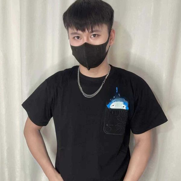 women's t-shirt roewe summer hal mobile castle pocket flame embroidered round neck loose short sleeve t-shirt for men1, White
women's t-shirt roewe summer hal mobile castle pocket flame embroidered round neck loose short sleeve t-shirt for men1, White