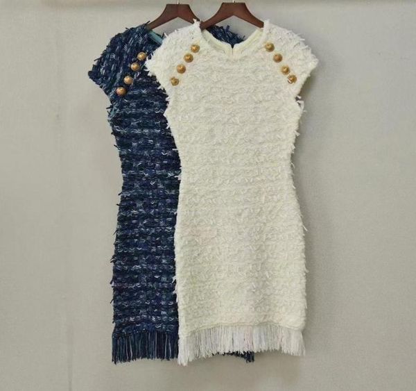 2021 fw whiteroyal blue knitting dress sleeveless tassels buttons bodycon dresses designer party prom vestidos de festa 81621420629, Black
2021 fw whiteroyal blue knitting dress sleeveless tassels buttons bodycon dresses designer party prom vestidos de festa 81621420629, Black