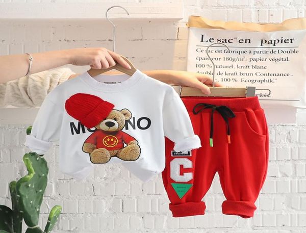 2022 spring children outfits autumn baby boys girls clothing sets toddler kids sportswear infant cartoon bear t shirt pants5971705, White
2022 spring children outfits autumn baby boys girls clothing sets toddler kids sportswear infant cartoon bear t shirt pants5971705, White
