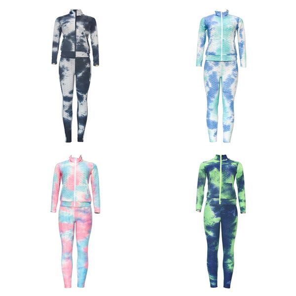 new yoga suit set women's bodybuilding tie dyed bubble pants stand up neck zipper long sleeve coat hip lift fitness yoga pants, White;red
new yoga suit set women's bodybuilding tie dyed bubble pants stand up neck zipper long sleeve coat hip lift fitness yoga pants, White;red
