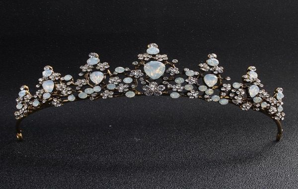 classic opal stones black gold tiaras and crowns wedding hair accessories queen head jewelry women diadem bride039s tiara jci022126044, White;golden
classic opal stones black gold tiaras and crowns wedding hair accessories queen head jewelry women diadem bride039s tiara jci022126044, White;golden