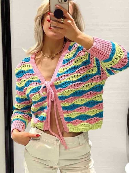 women's sweaters traf striped cardigan woman knitted cropped sweaters for women long sleeve tied cardigans for women new in women sweat, White;black
women's sweaters traf striped cardigan woman knitted cropped sweaters for women long sleeve tied cardigans for women new in women sweat, White;black