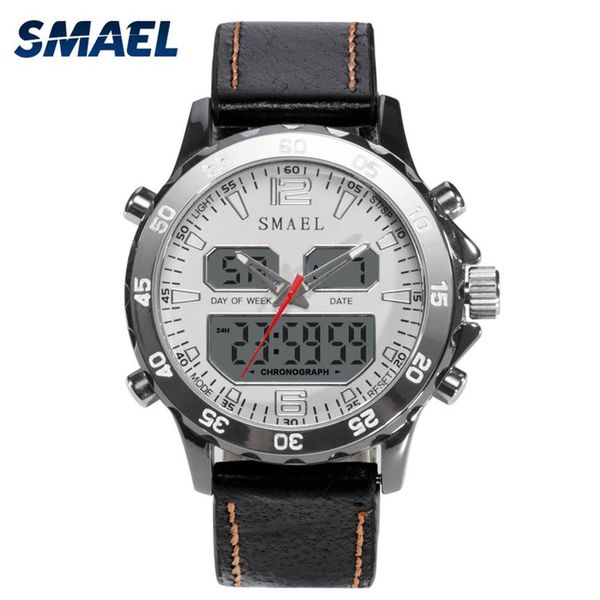 smael sport watches waterproof genuine dual display quartz wristwatchescool man clock fashion smart digital watch led men 1281215d, Slivery;brown
smael sport watches waterproof genuine dual display quartz wristwatchescool man clock fashion smart digital watch led men 1281215d, Slivery;brown