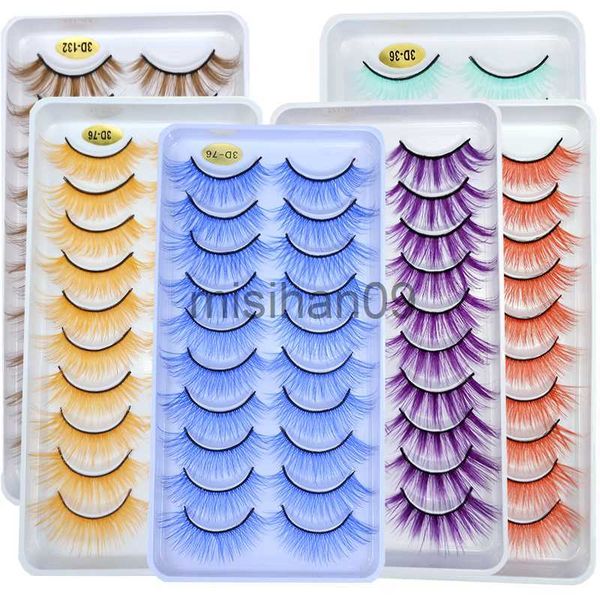 false eyelashes 10paris/lot rainbow colorful mink false eyelashes white bulk red purple blue colors fake lashes for dolls cosplay makeup cil
false eyelashes 10paris/lot rainbow colorful mink false eyelashes white bulk red purple blue colors fake lashes for dolls cosplay makeup cil