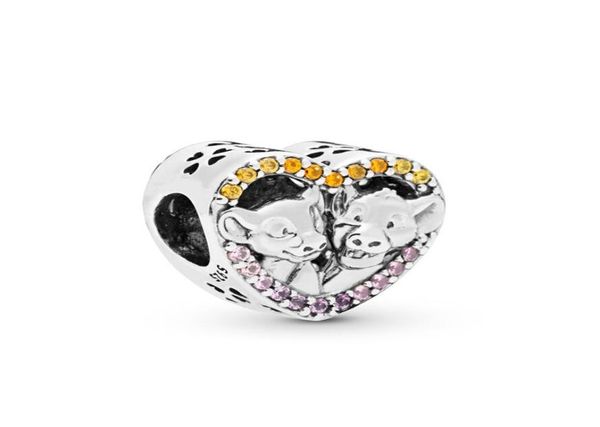 new real 2019 summer 925 sterling silver bead sparkling simba nala heart charm fit original european women bangle bracelet diy j9663323, Black
new real 2019 summer 925 sterling silver bead sparkling simba nala heart charm fit original european women bangle bracelet diy j9663323, Black