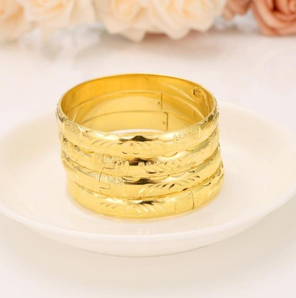 18 k yellow gold bangle women fine solid gold gf dubai bride wedding bracelet jewelry gold charm gift 1pcs or 4pcs select6288388, Black
18 k yellow gold bangle women fine solid gold gf dubai bride wedding bracelet jewelry gold charm gift 1pcs or 4pcs select6288388, Black
