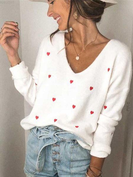 women's sweaters fitshinling v neck embroidery heart sweater women pullover knitwear korean style kaii jumper winter casual sweaters s, White;black
women's sweaters fitshinling v neck embroidery heart sweater women pullover knitwear korean style kaii jumper winter casual sweaters s, White;black